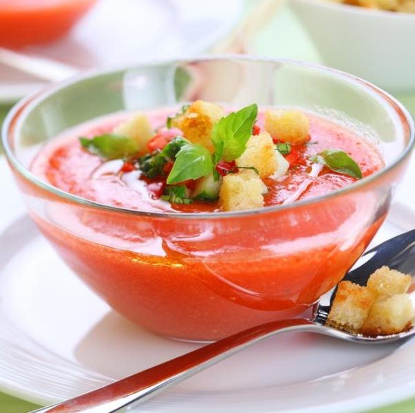 11 | Tomato Soup με κρουτόν και τριμμένη φέτα