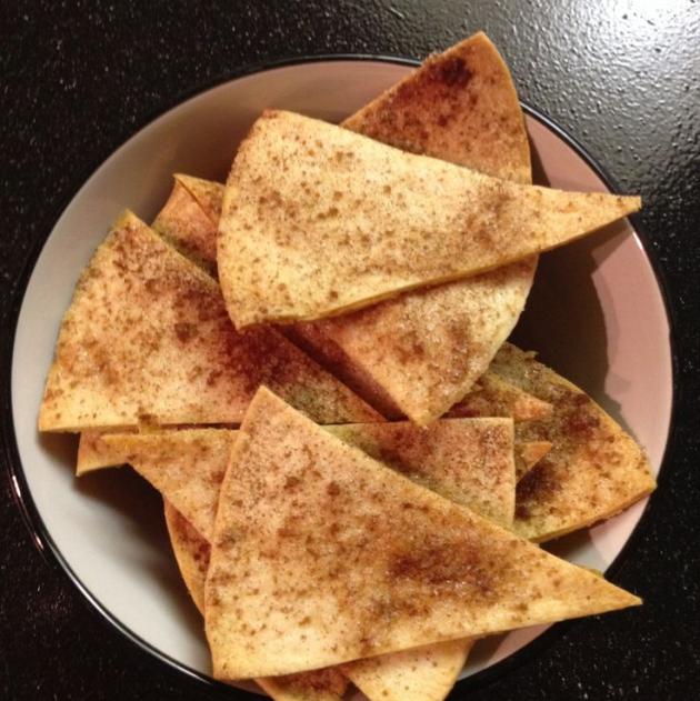 6 | Tortilla Chips με κανέλλα και ζάχαρη