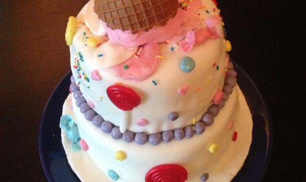 Είναι η τούρτα της κόρης διάσημου ζευγαριού ηθοποιών, που έγινε ενός έτους!