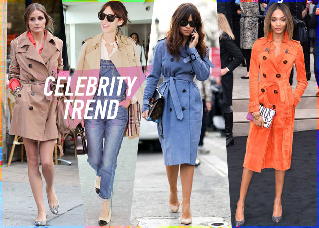 TRENCH COAT: Δες πως φόρεσαν οι celebrities τις καμπαρντίνες τους!