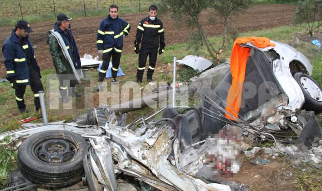 Αμαλιάδα: Νεκροί δυο νεαροί σε τροχαίο