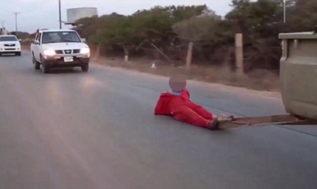 Το πιο αρρωστημένο video των τζιχαντιστών – Σέρνουν Λίβυο με φορτηγό μέχρι να πεθάνει!