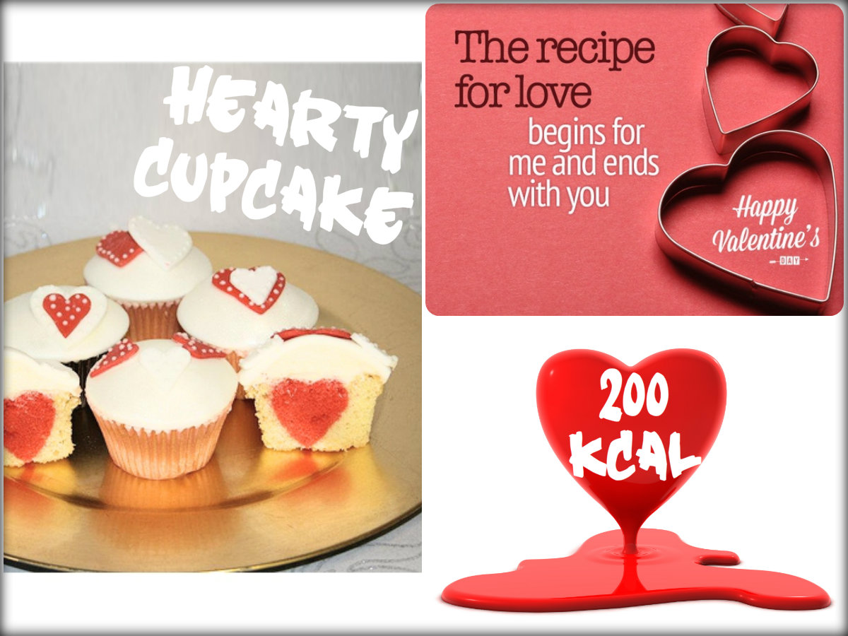 4 | Cupcakes με καρδιά από ζελέ