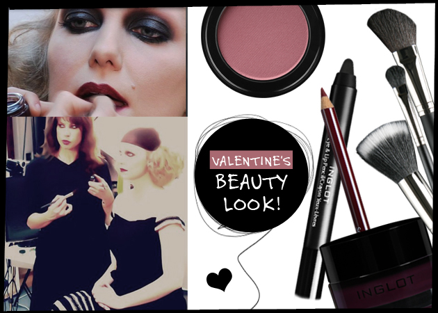 Ένα ιδιαίτερο make up για του Αγ. Βαλεντίνου! Step by step από την Ε. Χατζηνικολίδου και την Inglot!