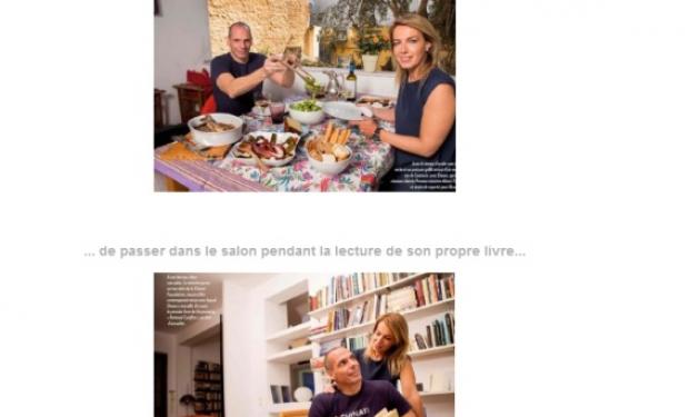 Χαμός στο twitter από τη φωτογράφιση του Γιάνη Βαρουφάκη και της συζύγου του για το Paris Match!