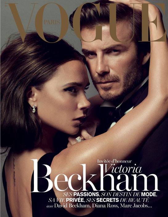 4 | Οι Beckham στο Χριστουγεννιάτικο εξώφυλλο της Γαλλικής Vogue!