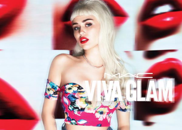 Η Miley Cyrus ξανά για το Viva Glam!