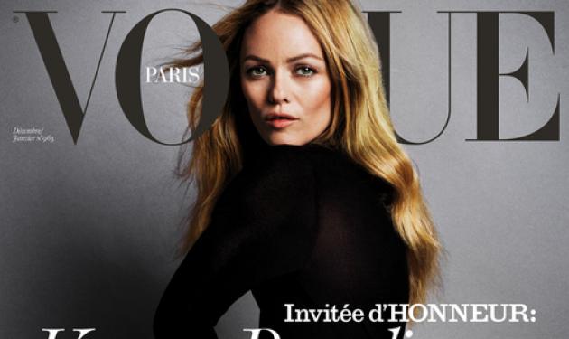 Vanessa Paradis: Ποζάρει σχεδόν γυμνή στα 42 της και κάνει 3 εντυπωσιακά εξώφυλλα για την Vogue!