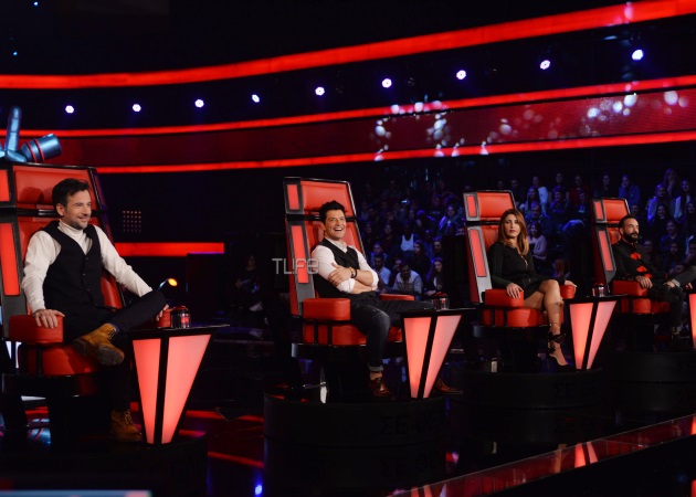 The Voice: Το TLIFE στα γυρίσματα του τελευταίου επεισοδίου των blind auditions [pics]