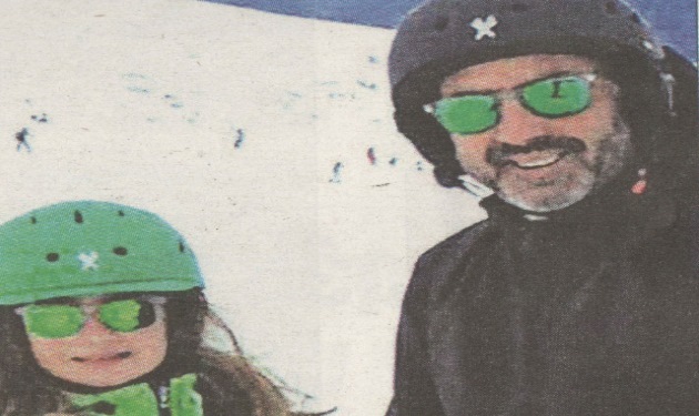 Γιώργος Βουλγαράκης: Για σκι με την κόρη του!