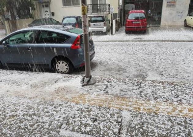 Το έστρωσε με… χαλάζι στην Ξάνθη! [pics, vid]