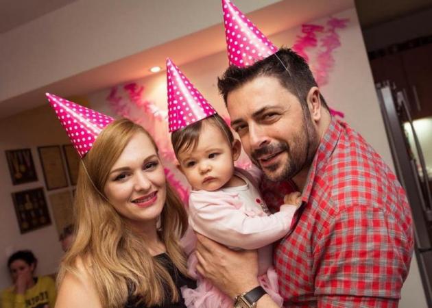 Γιώργος Χειμωνέτος: Η κόρη του έγινε ενός χρόνου! Το πρώτο πάρτι για την Αρμονία του