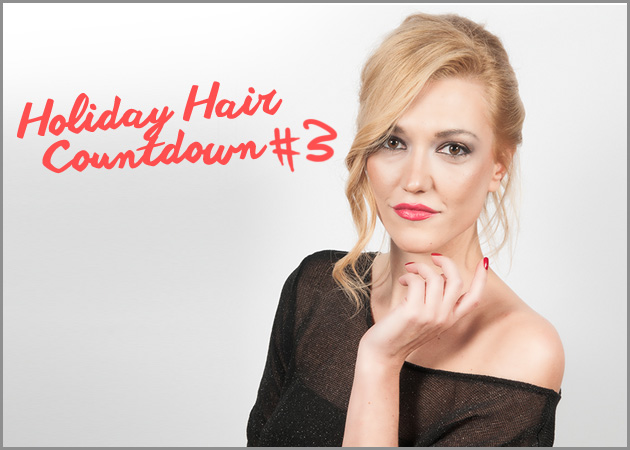 Holiday Hair Countdown #3: Το chic updo και πώς να το κάνεις!