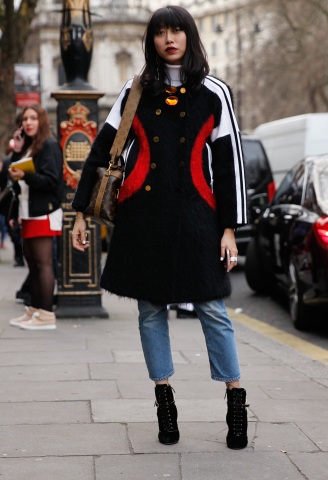 Λονδίνο με geometrical coat