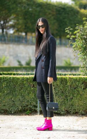 Παρίσι με colorful ankle boots