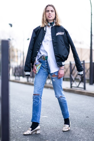 Παρίσι με bomber jacket