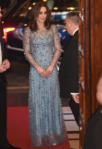 Η Kate Middleton με Jenny Packham