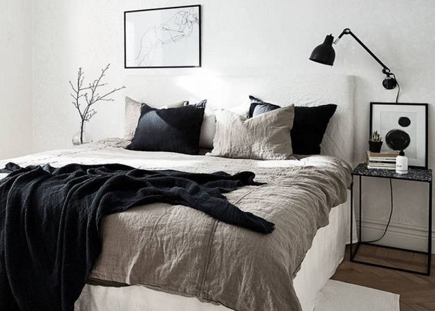 Μαύρο στο υπνοδωμάτιο: Πώς να ενσωματώσεις την πιο κομψή απόχρωση στον πιο cozy χώρο του σπιτιού