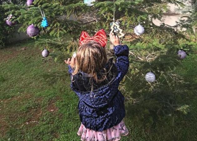 Γιάννης Τσιμιτσέλης: Η κόρη του Εύα στολίζει το δέντρο στο σπίτι του! Video