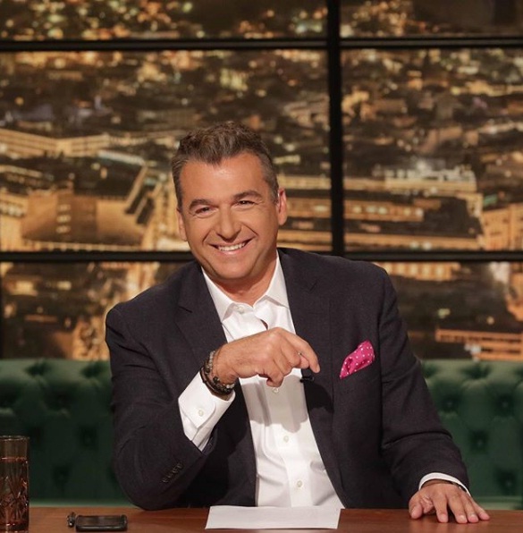 Γιώργος Λιάγκας: Βρέθηκε στο σημείο που γυρίζεται το Late Night του Jimmy Kimmel! Video