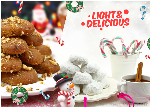 Light συνταγές για μελομακάρονα και κουραμπιέδες… για Χριστούγεννα χωρίς τύψεις!