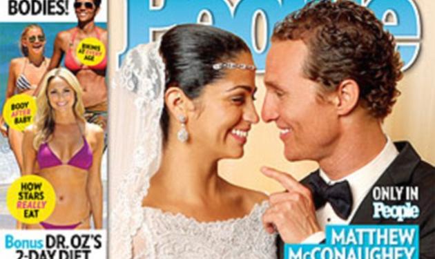 Matthew και Camila McConaughey: Η πρώτη φωτογραφία του γάμου τους!