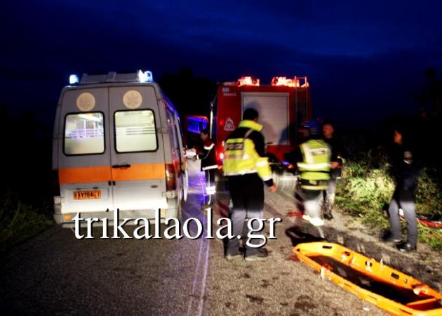 Τραγωδία στα Τρίκαλα – Δύο νεκροί σε τροχαίο – Καρφώθηκε σε πλάτανο το αυτοκίνητο!