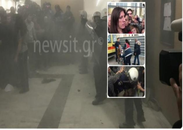 «Εκρηκτικοί» πλειστηριασμοί! Ξύλο στο Ειρηνοδικείο και άγρια επεισόδια μεταξύ αστυνομικών και «Δεν Πληρώνω»