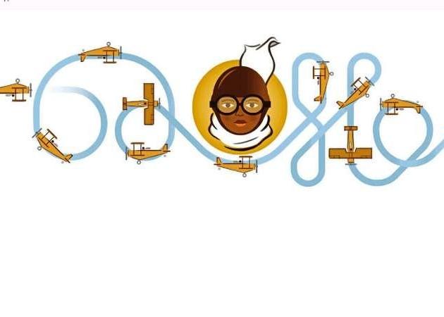 Bessie Coleman: Το doodle της Google αφιερωμένο στην πρώτη Αφροαµερικανή αεροπόρο!