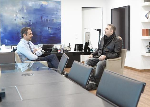 Αντώνης Ρέμος: Συνάντηση με τον Πρόεδρο της Ν.Δ. Κυριάκο Μητσοτάκη! [pic]