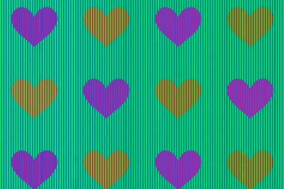 Η εικόνα με τις καρδιές που διχάζει το ίντερνετ: Έχουν το ίδιο χρώμα; Εσείς τι λέτε;