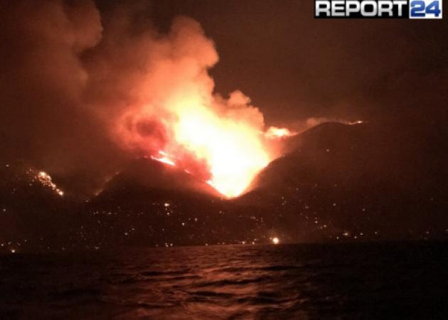 Κόλαση πυρός στη Μάνη! Κινδύνευσαν ζωές, κάηκαν σπίτια! Μάχη με τις φλόγες
