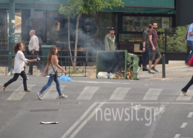 Ηριάννα: Οργή για την φυλάκιση της! Φωνές, φωτιές και πέτρες [pics]