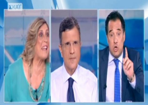 Σκοτωμός Άδωνι – Καρακώστα… live! Τους έκοψαν στον “αέρα”! [vid]