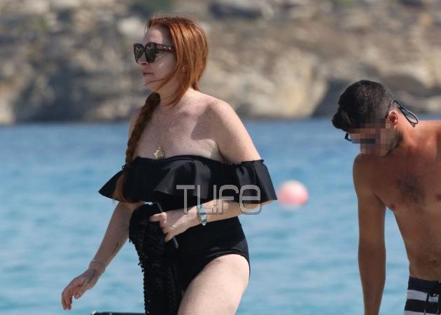 Lindsay Lohan: Στην Μύκονο για άλλη μια φορά η χολιγουντιανή σταρ! Φωτογραφίες