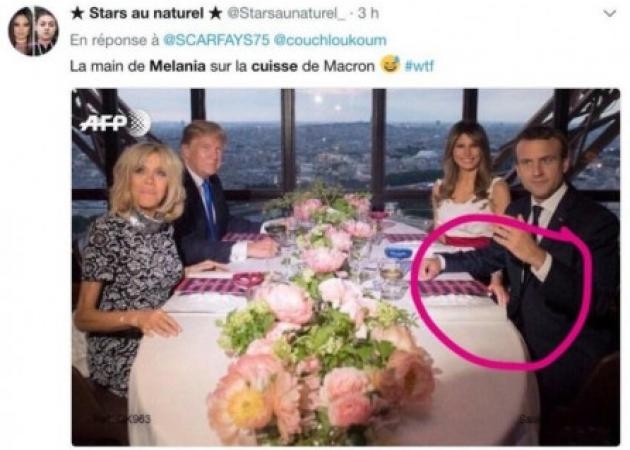 Φωτογραφία – σκάνδαλο Μελάνια – Μακρόν!
