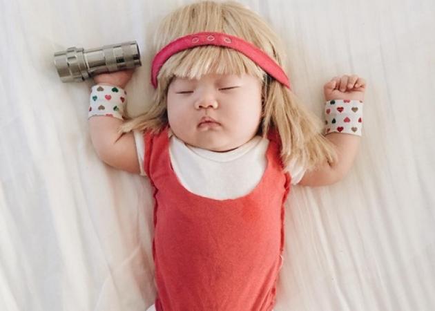 Το μωρό που τρελαίνει το Instagram με τις μεταμφιέσεις του, όσο κοιμάται! [pics,vid]