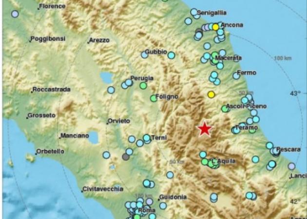 15 σεισμοί σε έξι ώρες στην Ιταλία – Φόβοι για θύματα [vids]