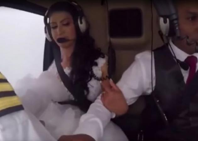 Συγκλονιστικό βίντεο με πτώση ελικοπτέρου: Οι τελευταίες στιγμές της νύφης πριν το γάμο