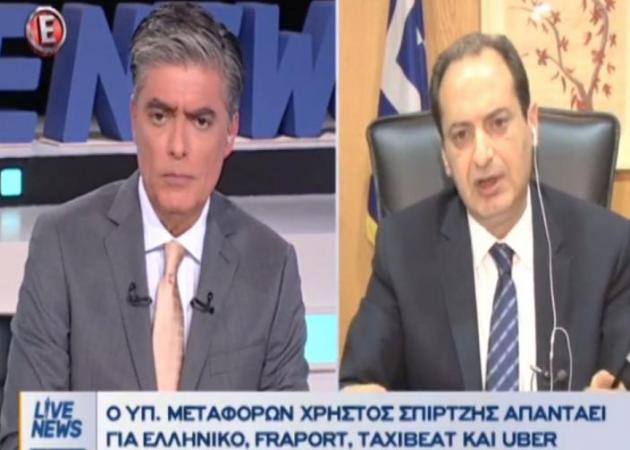 Σπίρτζης για Uber: “Δεν πληρώνει φόρους”! Ο “πόλεμος” των ταξί, η Taxibeat και οι… βιτρίνες του Άμστερνταμ