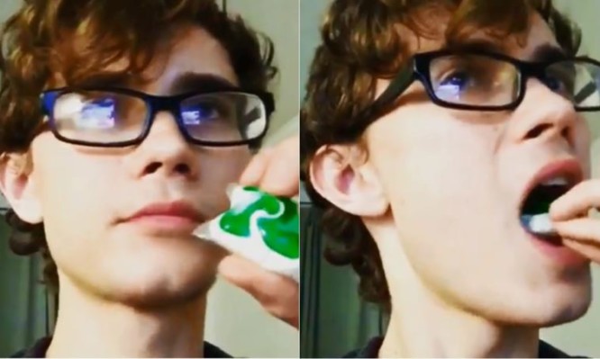 Tide Pod Challenge: Αγωνία για τη νέα «μόδα» στο διαδίκτυο – Νέοι τρώνε κάψουλες απορρυπαντικών! [vids]