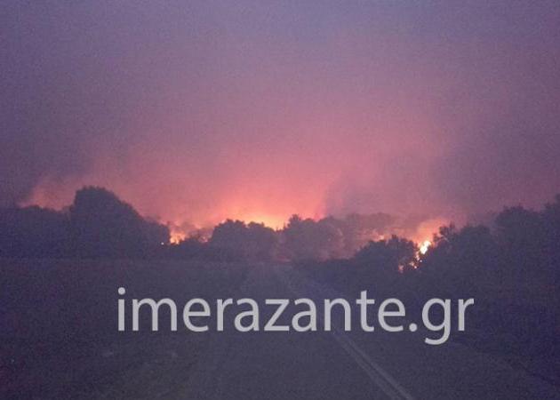 Φωτιά στη Ζάκυνθο: Νύχτα κόλαση! Κάηκε σπίτι στο χωριό Μαριές – Απομακρύνθηκαν οι κάτοικοι