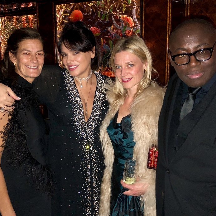 Σήλια Κριθαριώτη: Στο πάρτι της βρετανικής Vogue για τα BAFTA [pics]