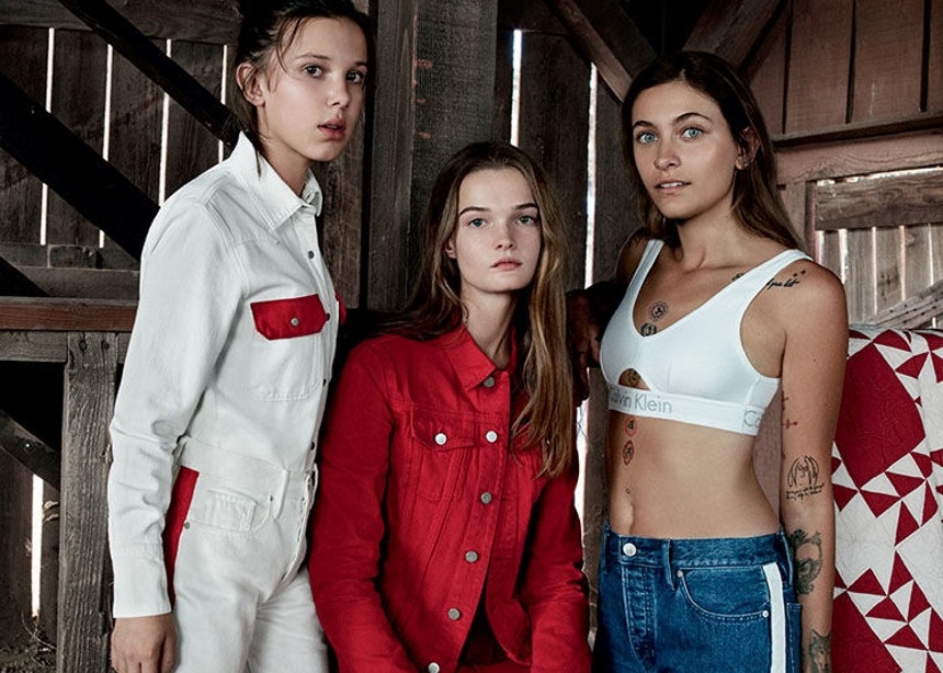 H κόρη του Michael Jackson και η Millie Bobby Brown στην νέα campaign του Calvin Klein