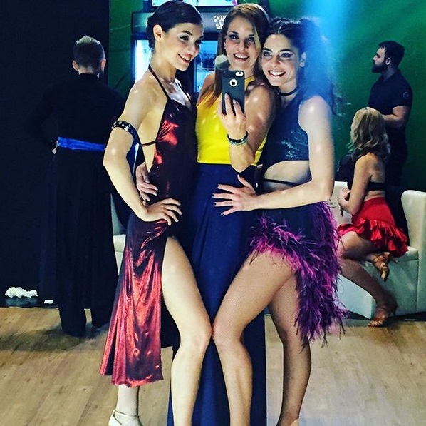 Μαίρη Μηλιαρέση: Στα παρασκήνια του Dancing για να στηρίξει την κόρη της [pics]