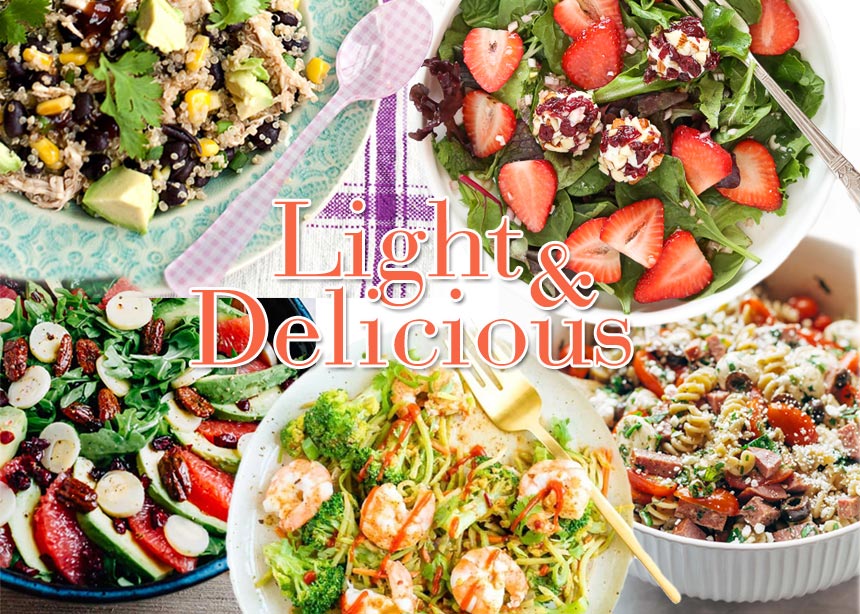 Συνταγές για δίαιτα: Ανοιξιάτικες σαλάτες με λίγες θερμίδες