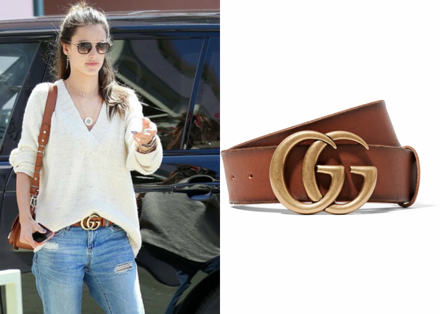 Οδηγός Αγοράς: Ξέρουμε που θα βρεις τη Gucci ζώνη που φοράει η Alessandra Ambrosio