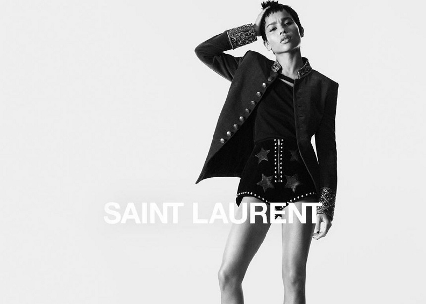 H Zoe Kravitz και ο Saint Laurent μας δείχνουν τι θα φορέσουμε την επόμενη φθινοπωρινή σεζόν