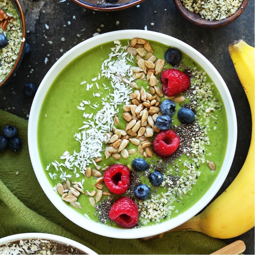 Πράσινο smoothie bowl