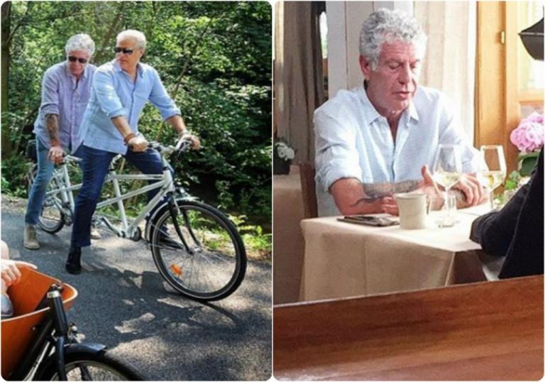 Άντονι Μπουρντέν: Ποδηλατάδα και ανεμελιά δυο μέρες πριν αυτοκτονήσει! Οι τελευταίες του φωτογραφίες